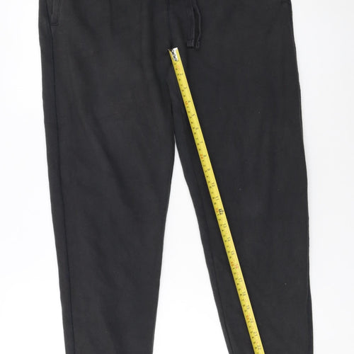 GAP Men’s Black Jogger Sweatpants S Regular Fit Cotton Blend