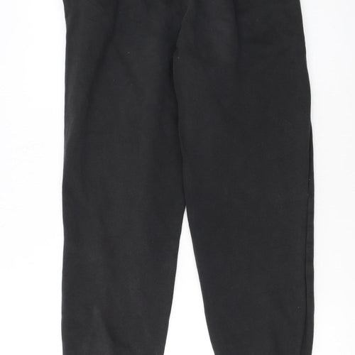 Puma Boys Black Jogger Sweatpants XL 15-16 Years Elastic Waist Logo
