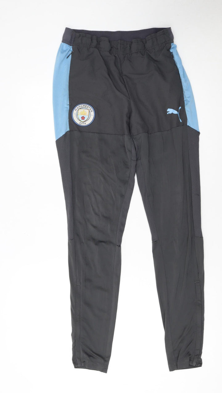 Puma Manchester City Men's Black Slim Track Pants S