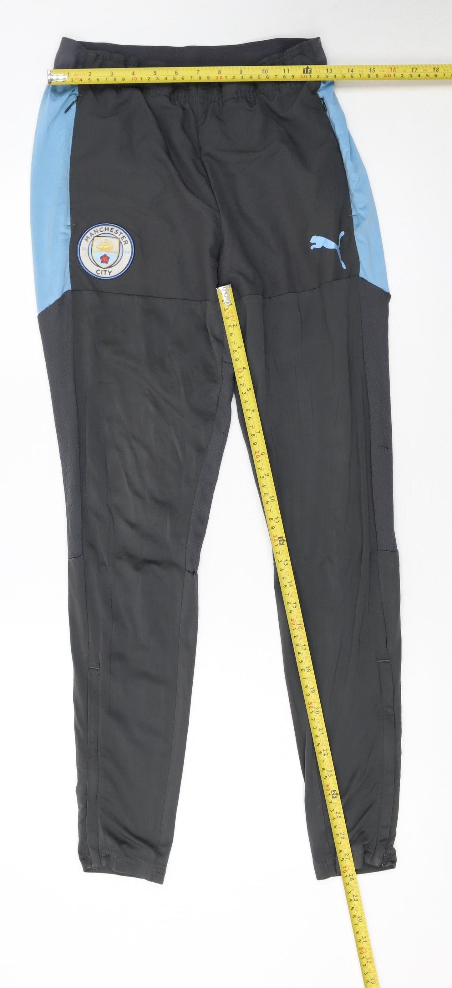 Puma Manchester City Men's Black Slim Track Pants S