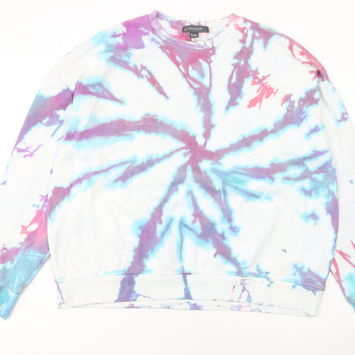 Primark Women’s Multicoloured Tie-Dye Pullover Sweatshirt L