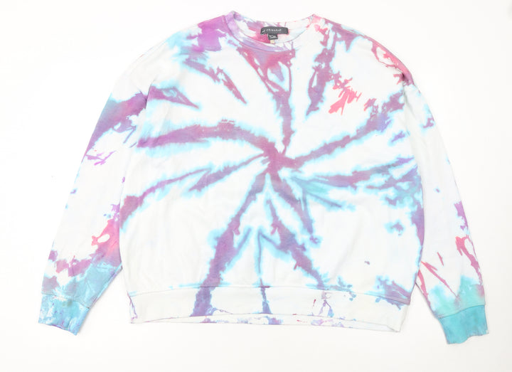 Primark Women’s Multicoloured Tie-Dye Pullover Sweatshirt L