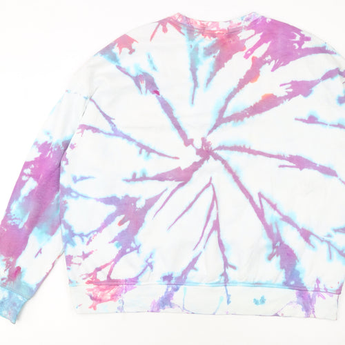 Primark Women’s Multicoloured Tie-Dye Pullover Sweatshirt L