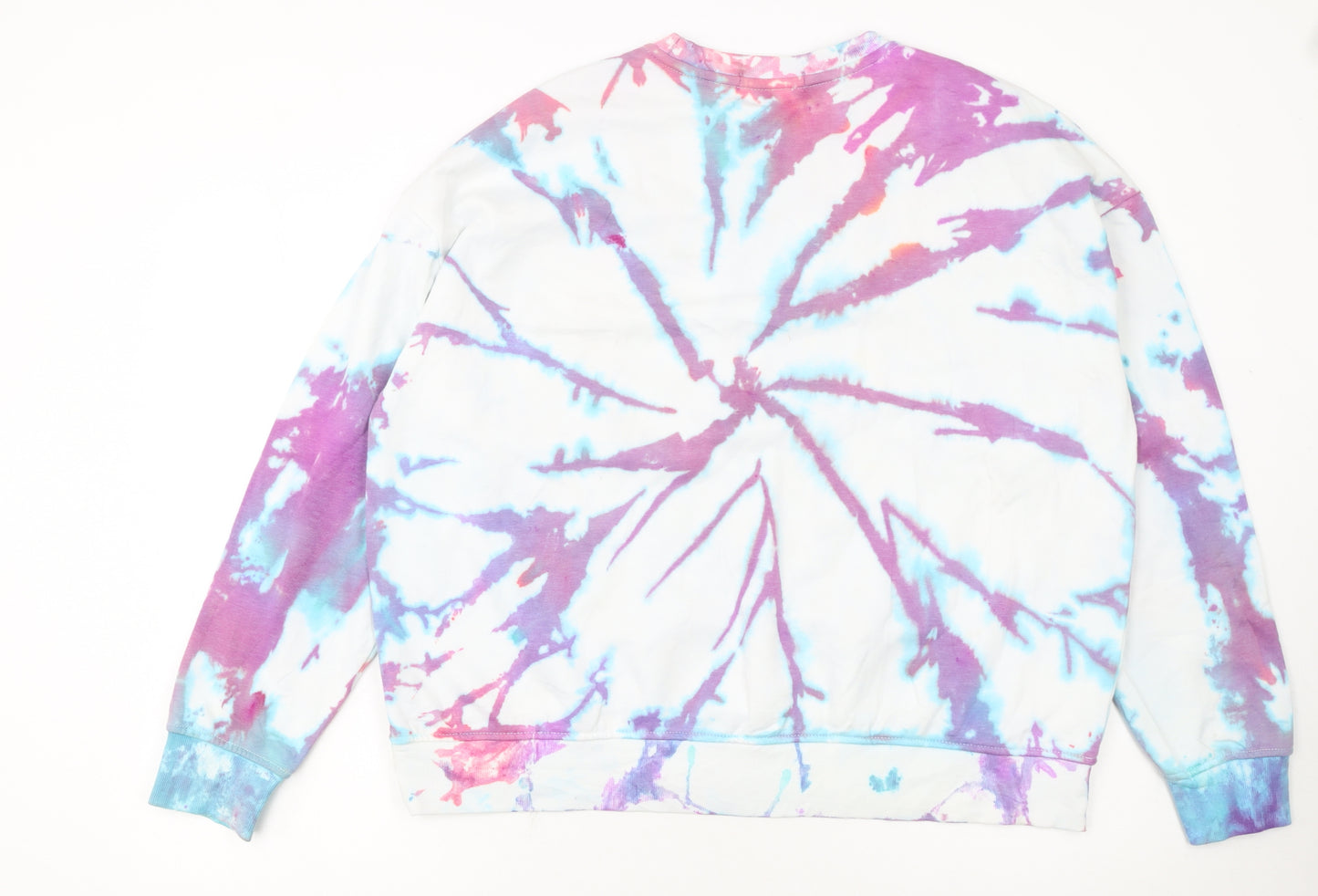 Primark Women’s Multicoloured Tie-Dye Pullover Sweatshirt L