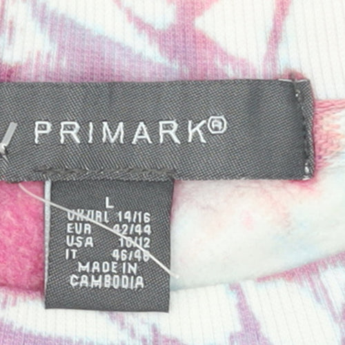 Primark Women’s Multicoloured Tie-Dye Pullover Sweatshirt L