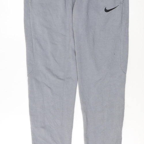 Nike Men's Grey Dri-FIT Jogger Activewear Trousers Size S