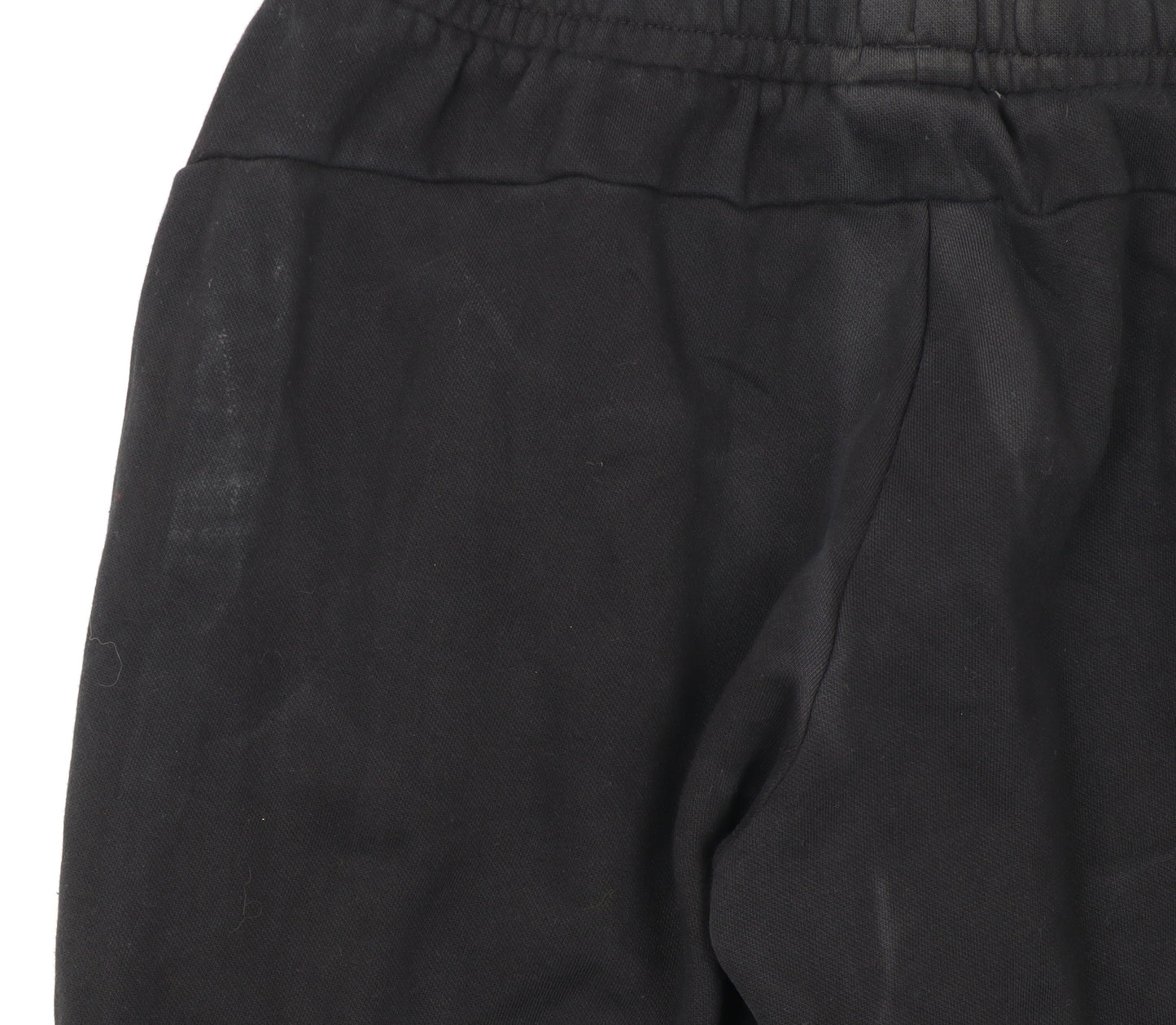 Puma Womens Black Cotton Blend Jogger Sweatpants L