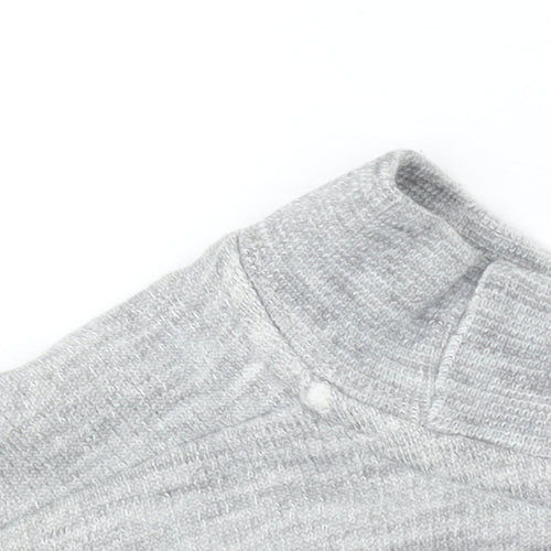 Puma Womens Grey Crew Neck Pullover Sweatshirt Size L Cotton Blend