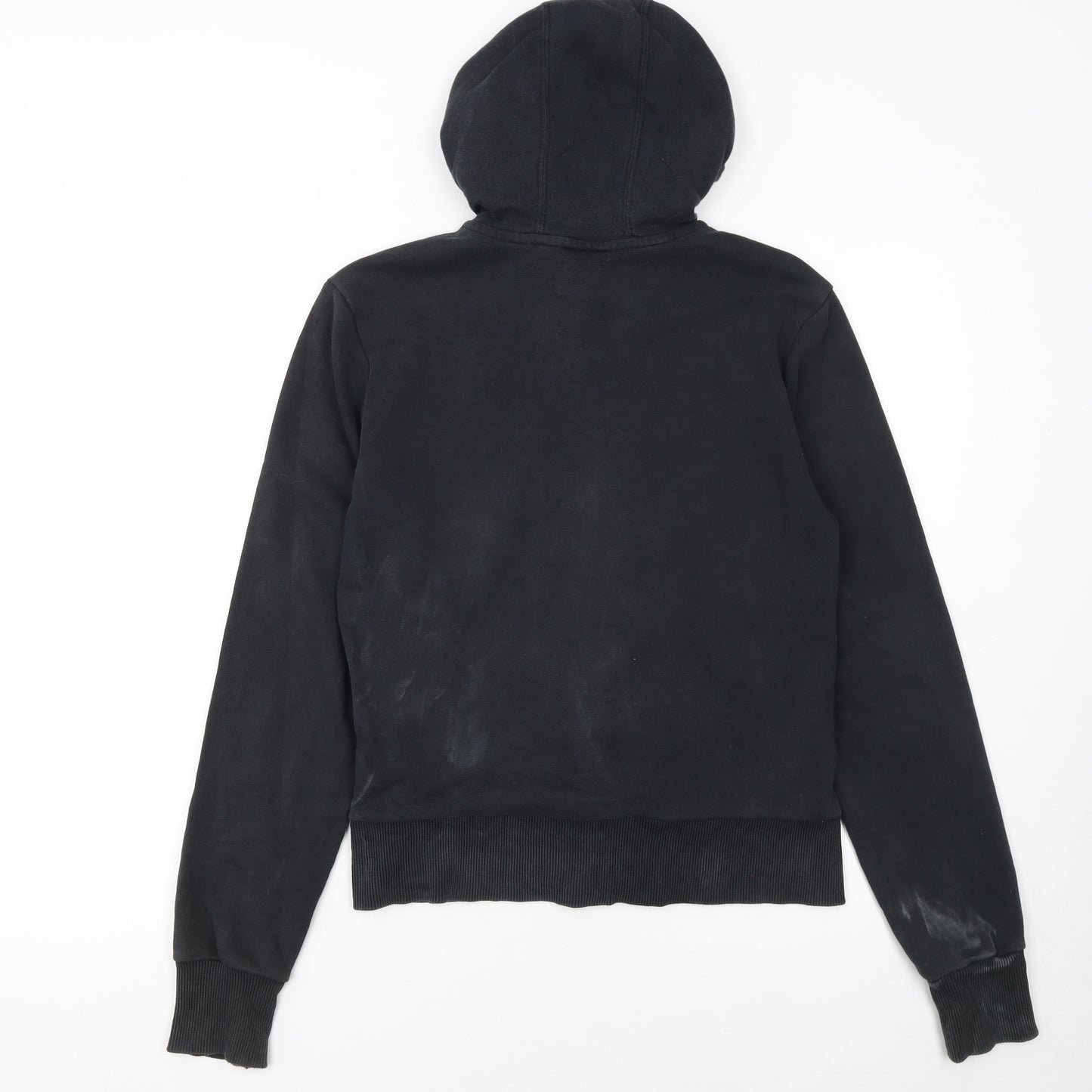 Nike Women’s Black Full Zip Hoodie Size M 10/12 Hooded Sweatshirt