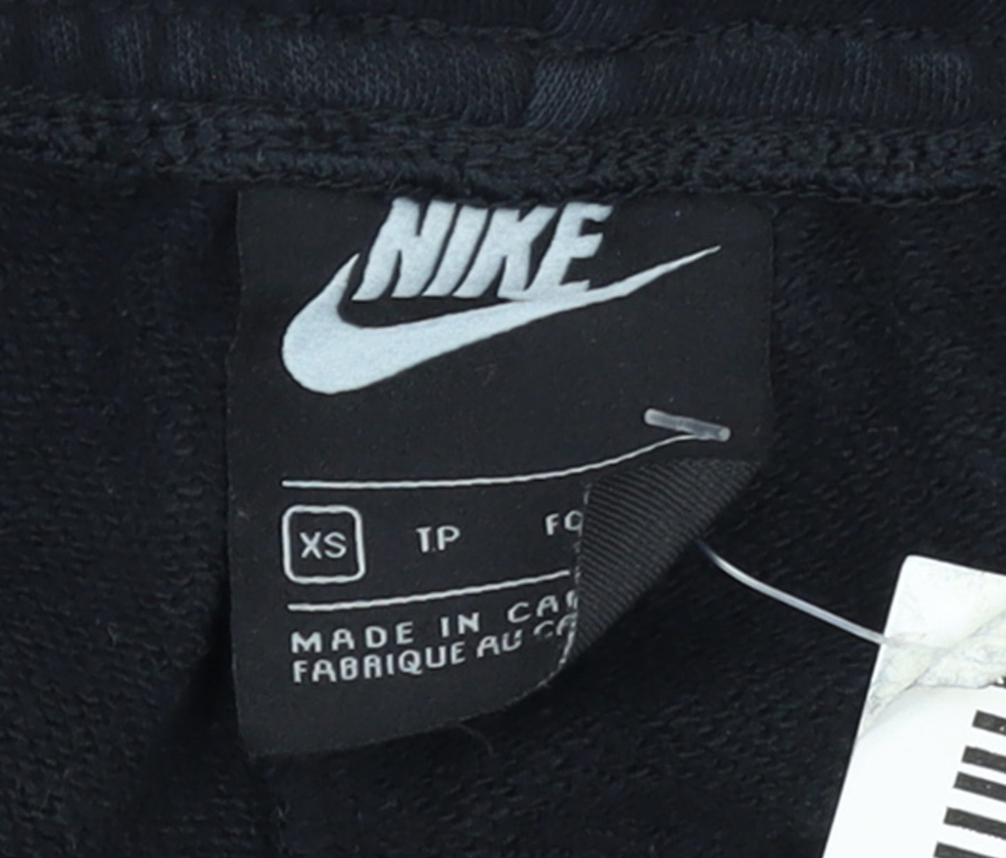 Nike Womens Black XS Fleece Jogger Sweatpants with Logo
