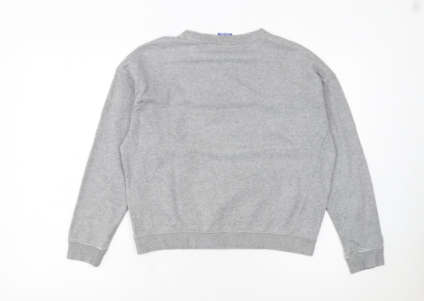 Champion Girls Grey Large 11-12 Years Pullover Crew Neck Sweatshirt