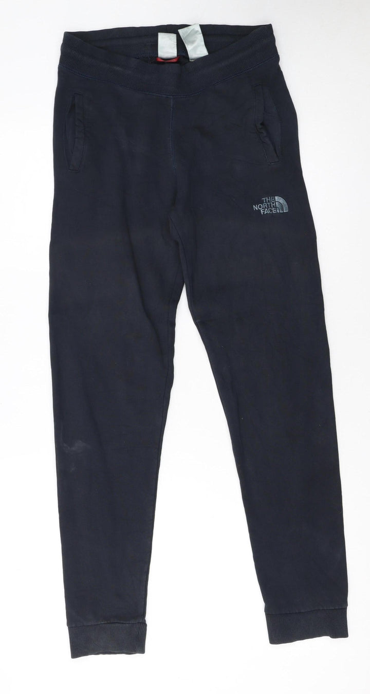 The North Face Boys Black Cotton Jogger Trousers 14 Years