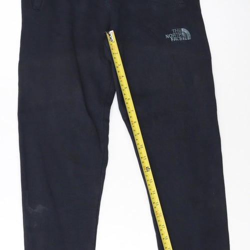 The North Face Boys Black Cotton Jogger Trousers 14 Years