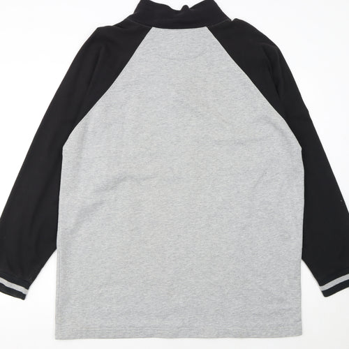 Nautica Men's Grey 1/4 Zip Pullover Sweatshirt XL
