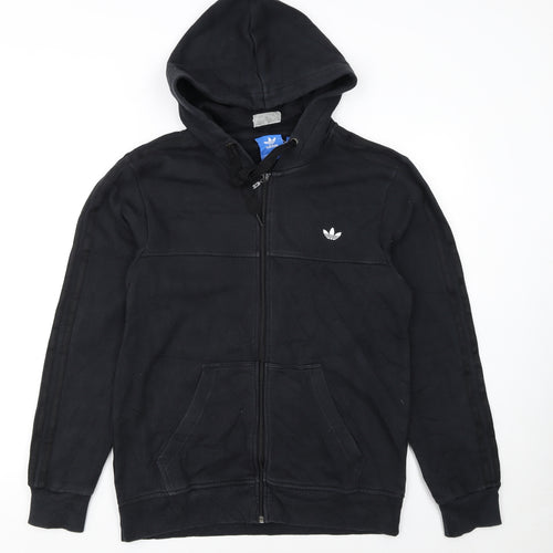 Adidas Men's Black Full Zip Hoodie Small Sportswear Fleece Jacket
