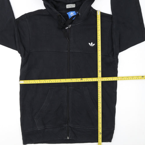Adidas Men's Black Full Zip Hoodie Small Sportswear Fleece Jacket