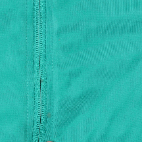 Puma Boys Green Track Jacket 14 Years Full Zip Lightweight Sportswear