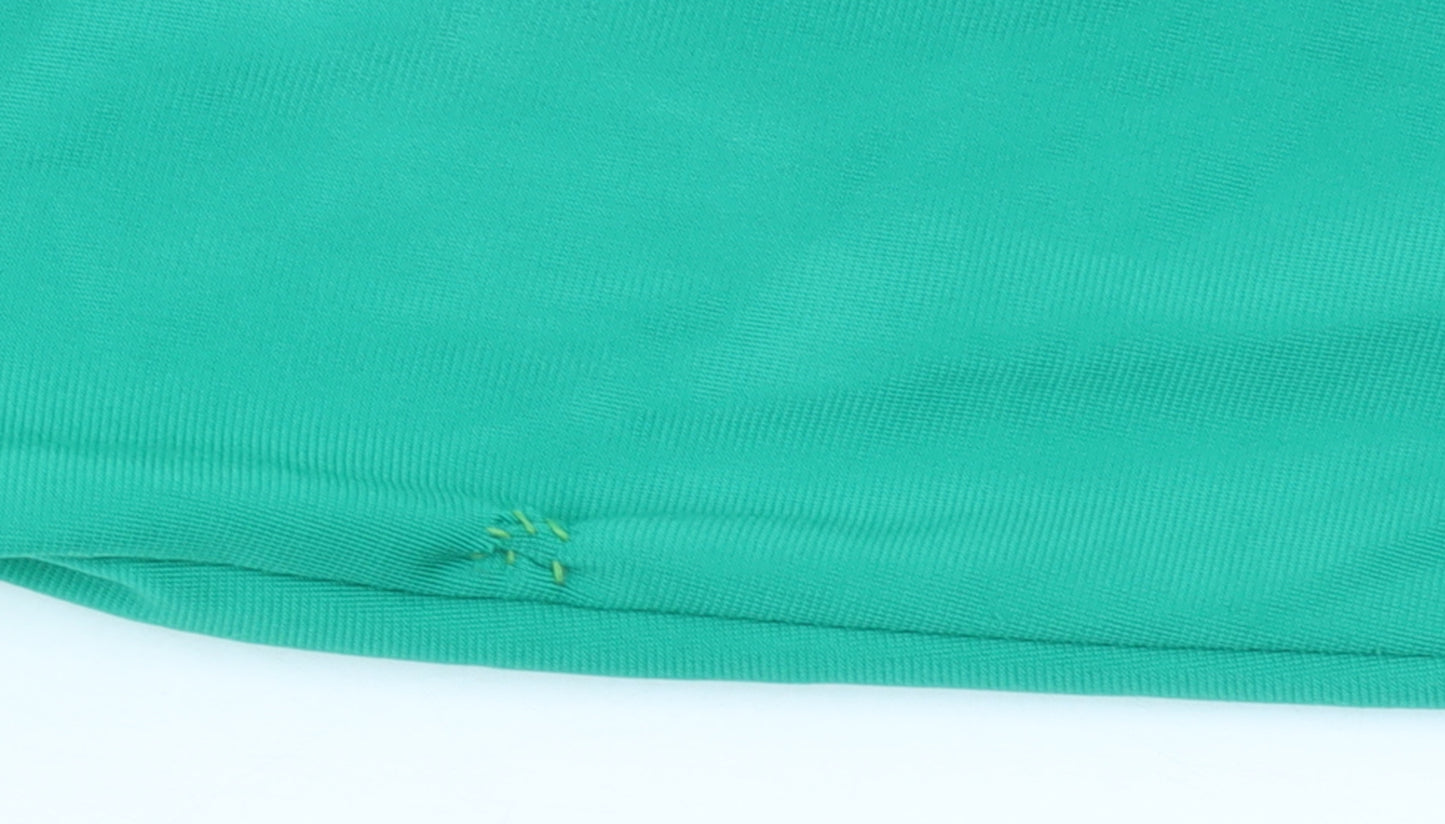 Puma Boys Green Track Jacket 14 Years Full Zip Lightweight Sportswear