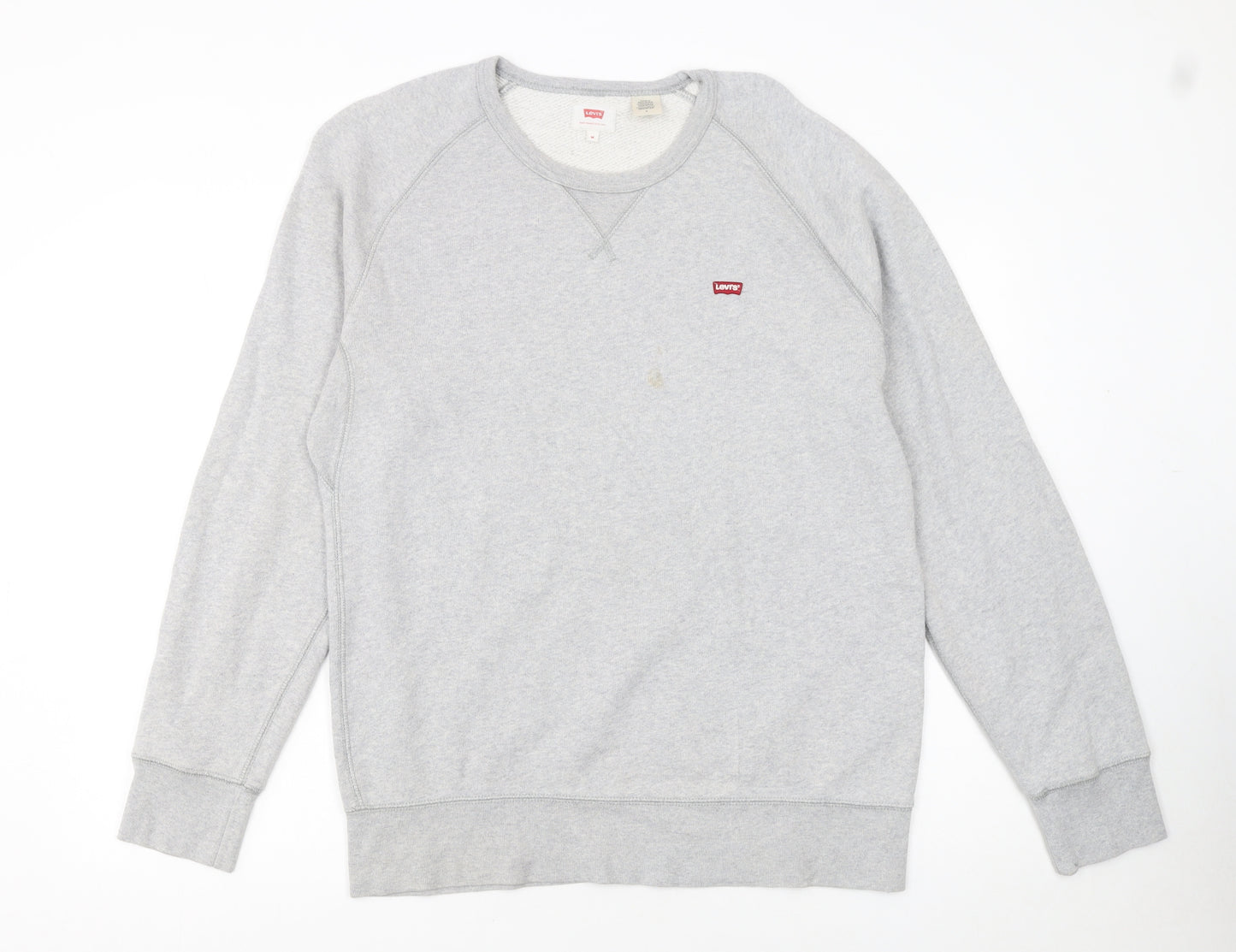 Levi's Men's Grey Crew Neck Pullover Sweatshirt Size M