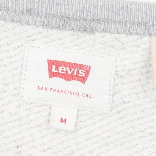 Levi's Men's Grey Crew Neck Pullover Sweatshirt Size M