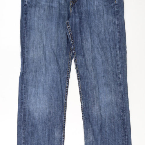 Levi's Women's Blue Straight Leg Denim Jeans Size 12 W30 L30