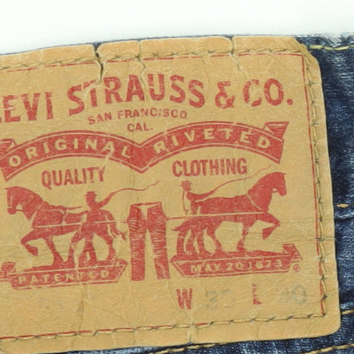 Levi's Women's Blue Straight Leg Denim Jeans Size 12 W30 L30