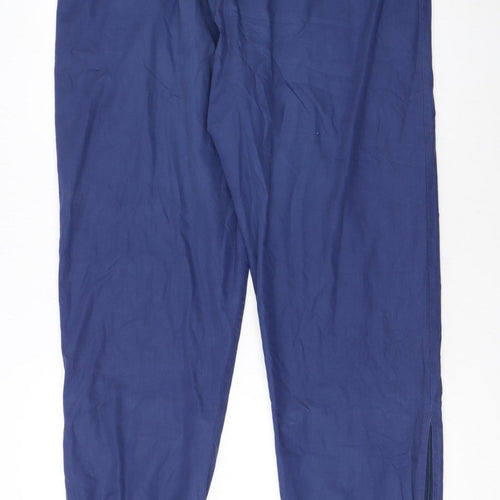 Umbro Men's Blue Track Pants L Lightweight Vintage Sports Tapered