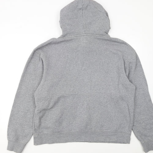 Jordan Women’s Grey Pullover Hoodie L Standard Fit Logo Detail