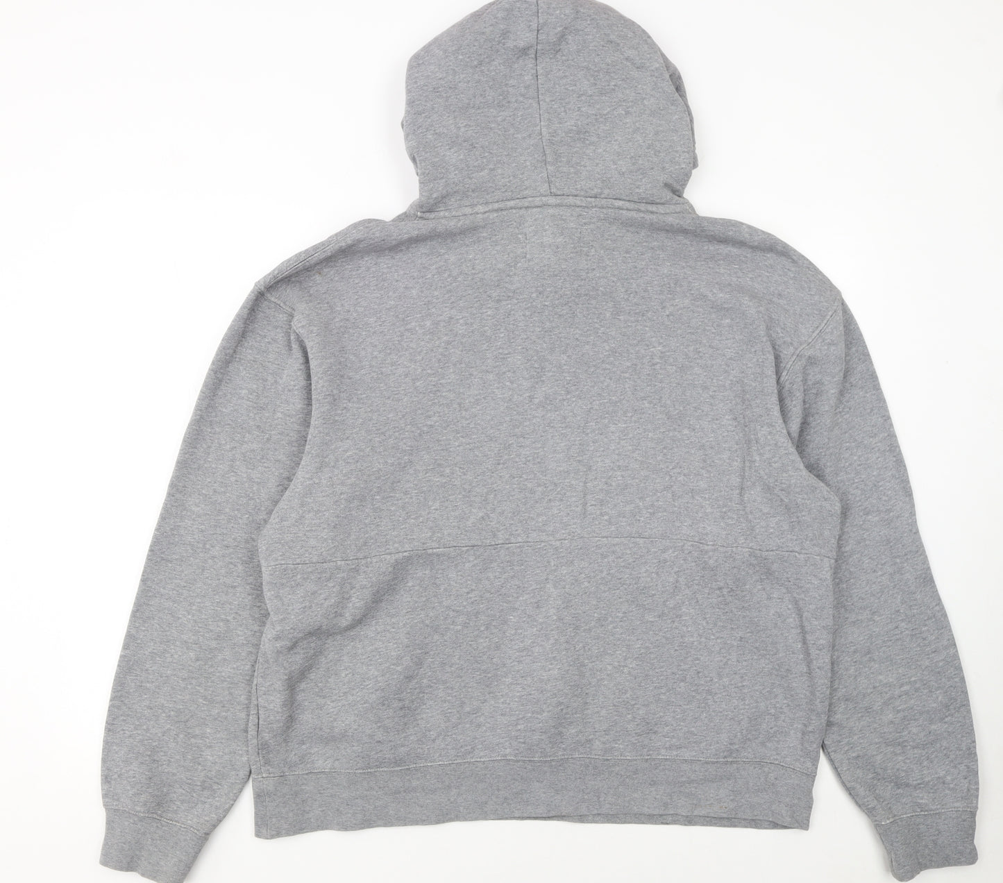 Jordan Women’s Grey Pullover Hoodie L Standard Fit Logo Detail
