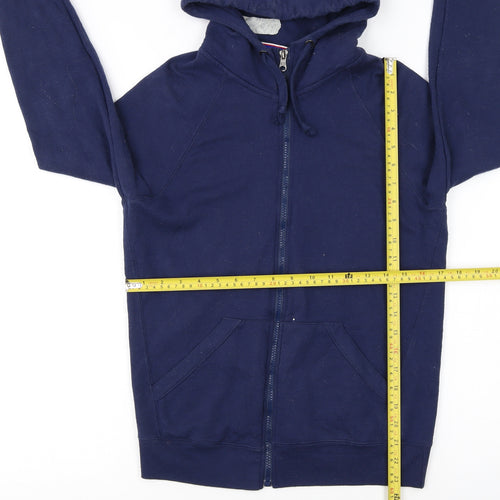Champion Women's Navy Full Zip Hoodie XS Casual Lightweight