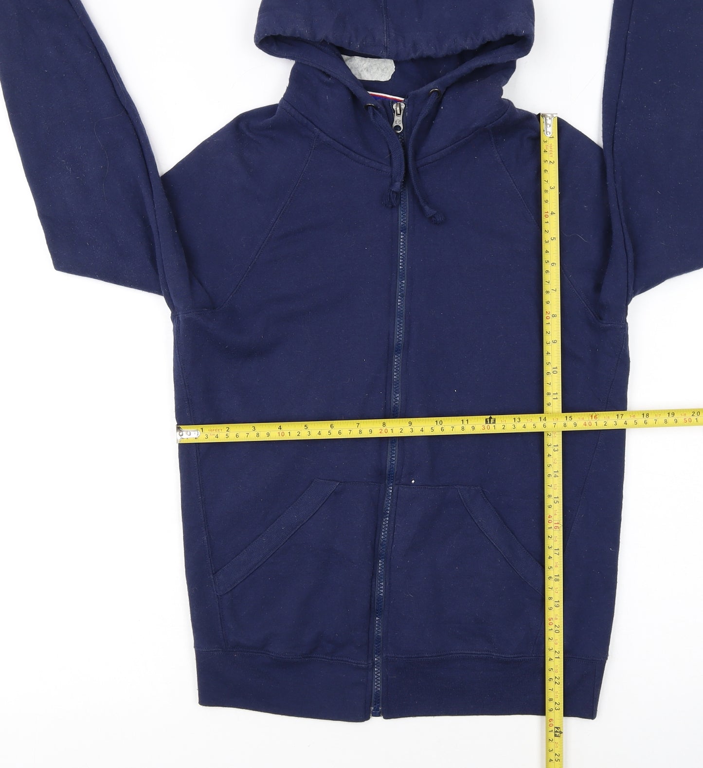 Champion Women's Navy Full Zip Hoodie XS Casual Lightweight