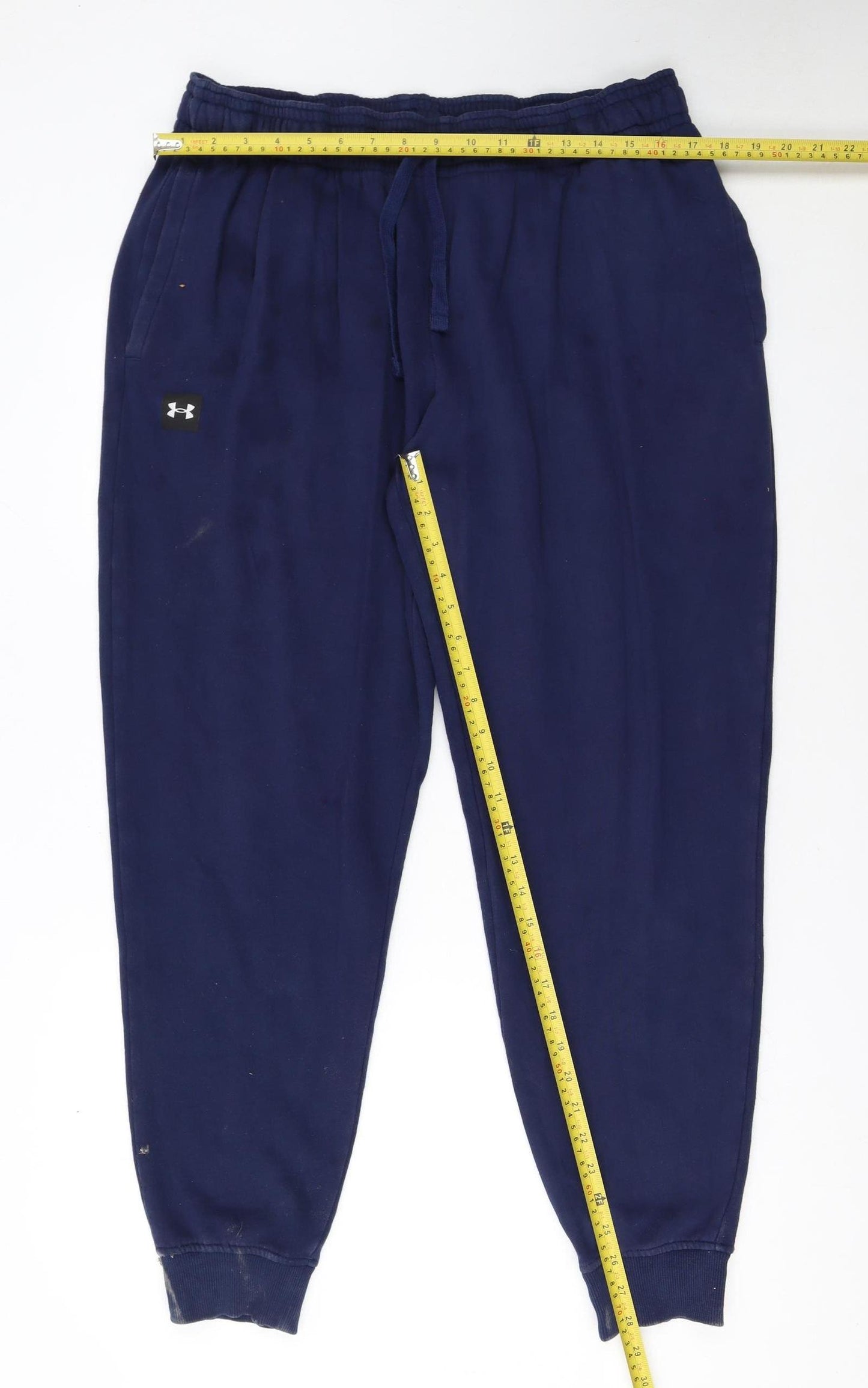 Under Armour Women's Blue Fleece Jogger Trousers XL Casual Sportswear