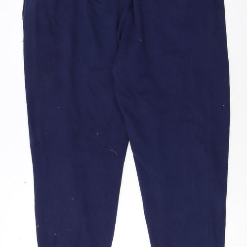 Under Armour Women's Blue Fleece Jogger Trousers XL Casual Sportswear