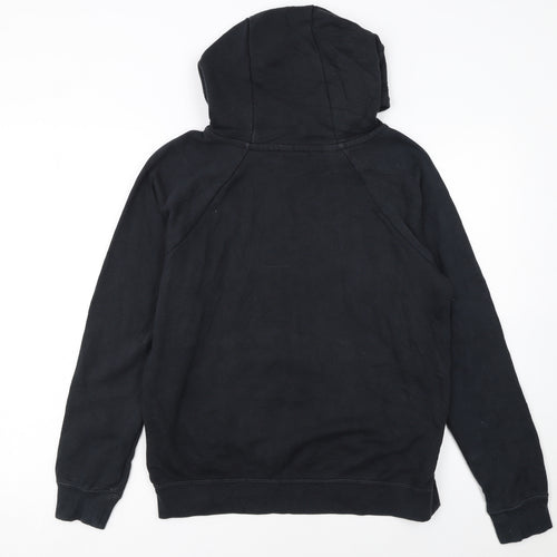 Nike Women's Black Pullover Hoodie Small Cotton Blend Sweatshirt
