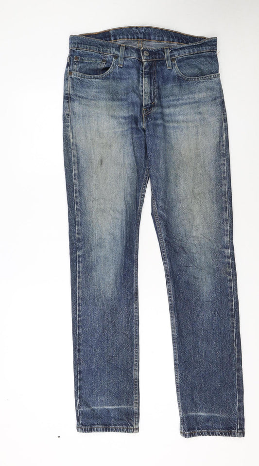 Levi Strauss 511 Men Blue Slim Denim Jeans W31 L32