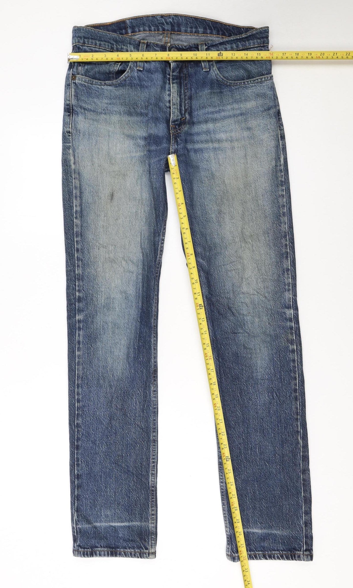 Levi Strauss 511 Men Blue Slim Denim Jeans W31 L32