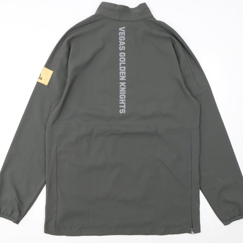 Adidas Men’s Grey Half Zip Vegas Golden Knights Sweatshirt Size S