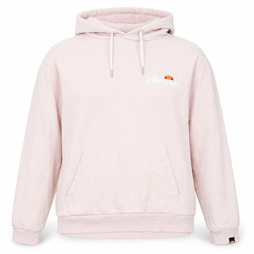 Ellesse Womens Pink Pullover Hoodie UK 14 Cotton Blend Casual