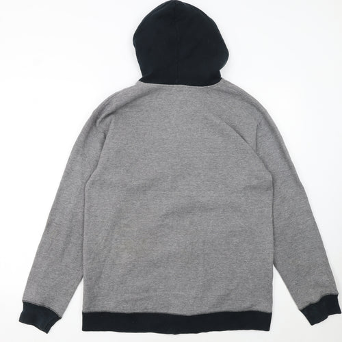 Champion Womens Grey Full Zip Hoodie XL 16-18 Fleece Lined Casual