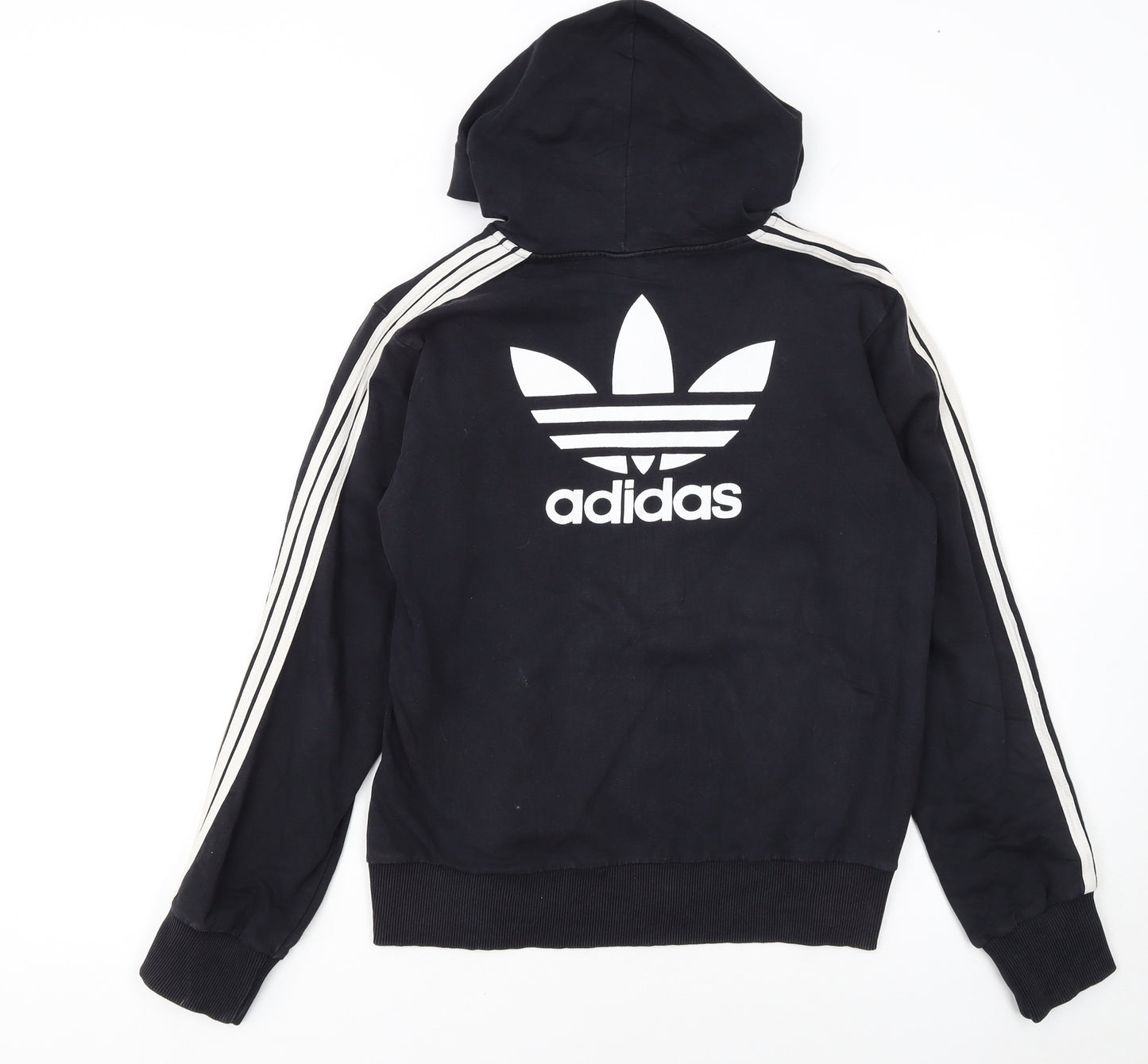 Adidas Womens Black Full Zip Hoodie XXL Hooded Sweatshirt