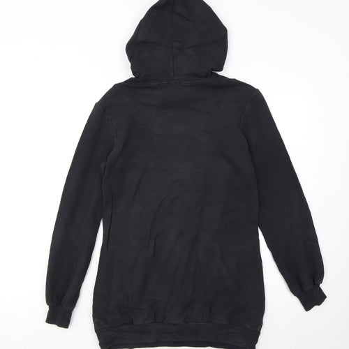 Adidas Womens Black Hoodie Size 6 Pullover Hooded Sweatshirt