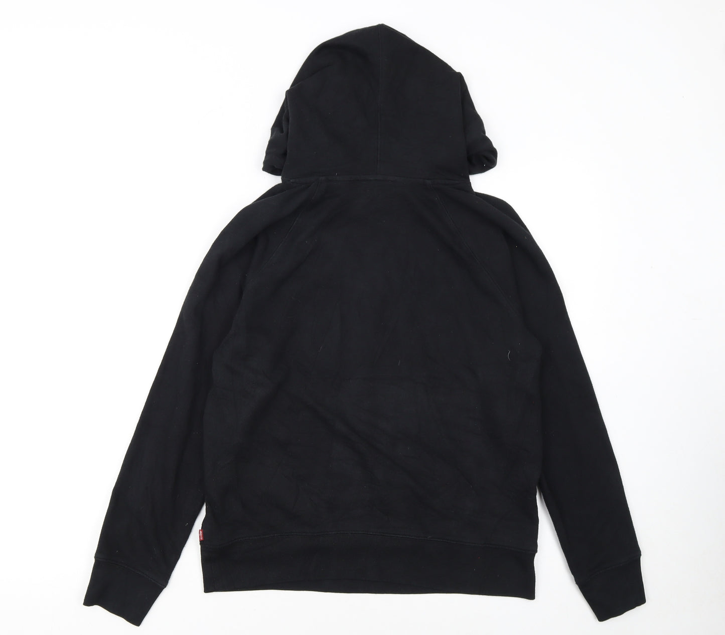 Levi's Women's Black Small Pullover Hoodie with Red Logo
