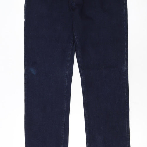 Nautica Men's Blue Straight Denim Jeans 32W x 32L Stretch Regular Fit