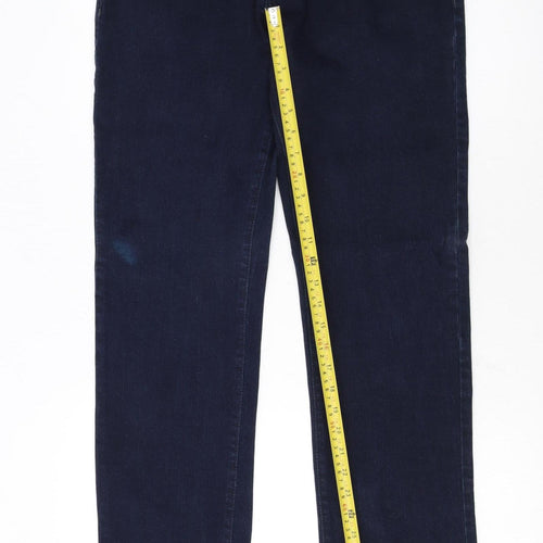 Nautica Men's Blue Straight Denim Jeans 32W x 32L Stretch Regular Fit