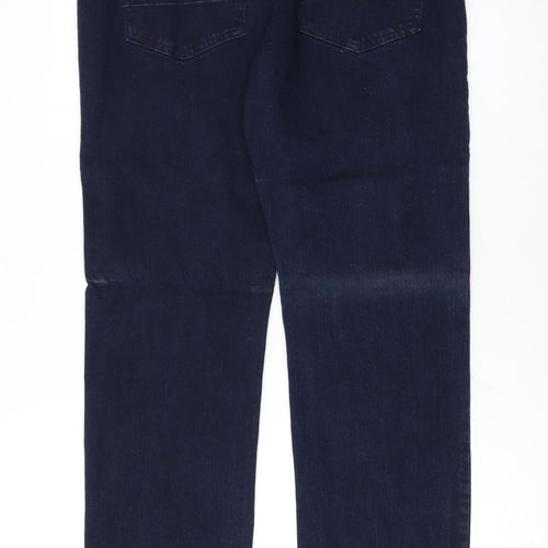 Nautica Men's Blue Straight Denim Jeans 32W x 32L Stretch Regular Fit
