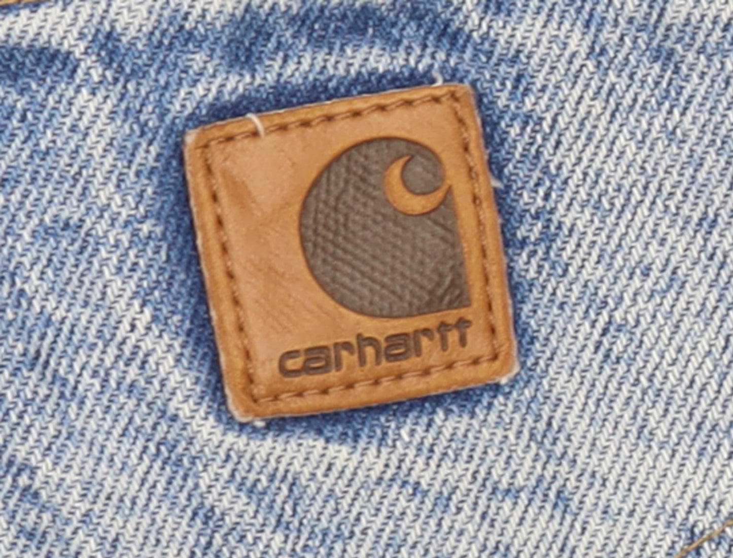 Carhartt Women Blue 16 Relaxed Fit Stone Wash Straight Jeans
