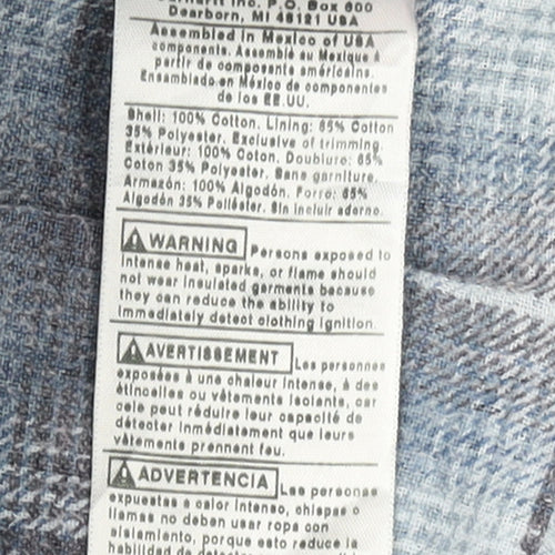 Carhartt Women Blue 16 Relaxed Fit Stone Wash Straight Jeans