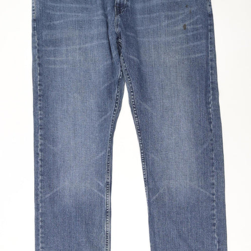 Nautica Men’s Blue Relaxed Fit Stretch Denim Jeans 40x32 Straight Leg