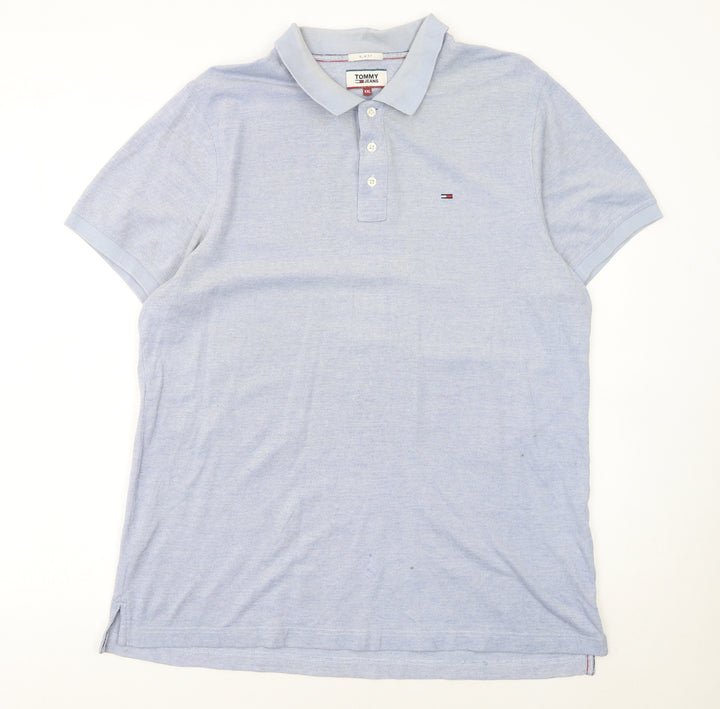 Tommy Jeans Men’s Blue Slim Fit 2XL Polo Shirt