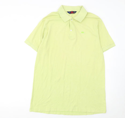 Robe Di Kappa Men’s Green Short Sleeve Polo Shirt Size L Classic Fit